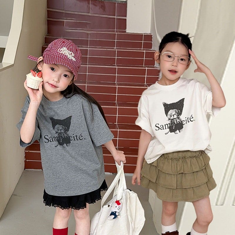 スマイルキャット半袖Tシャツ