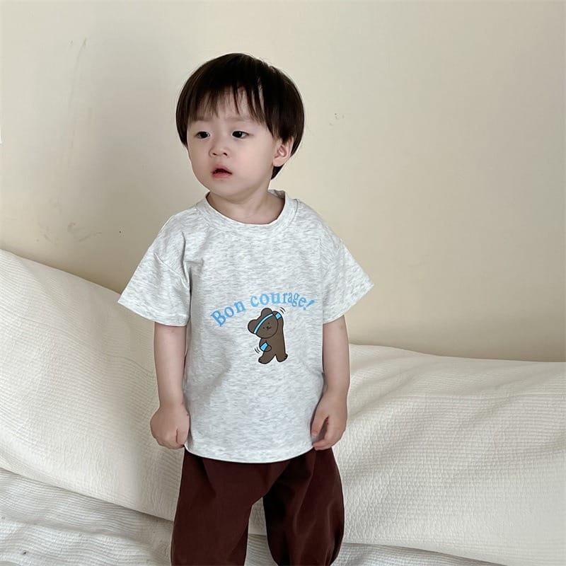 【セット】運動会くま半袖Tシャツハーフパンツセットアップ