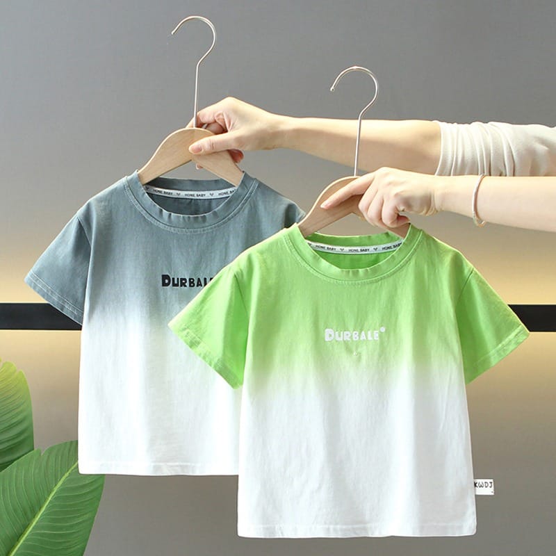 【KID】バブルグラデーション英字ロゴ半袖Tシャツ