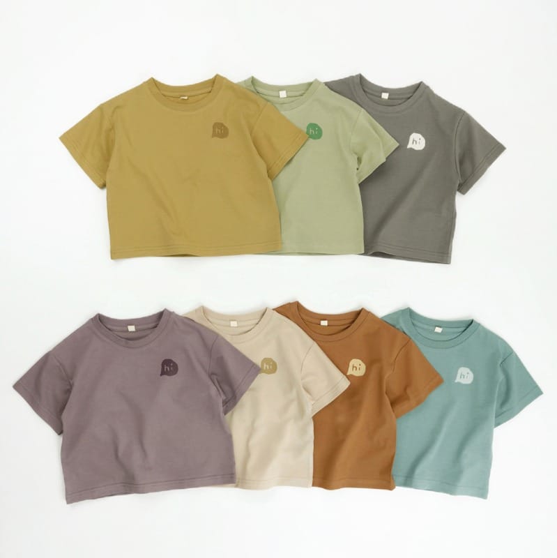 【KID】hiロゴバルーンシルエット半袖Tシャツ