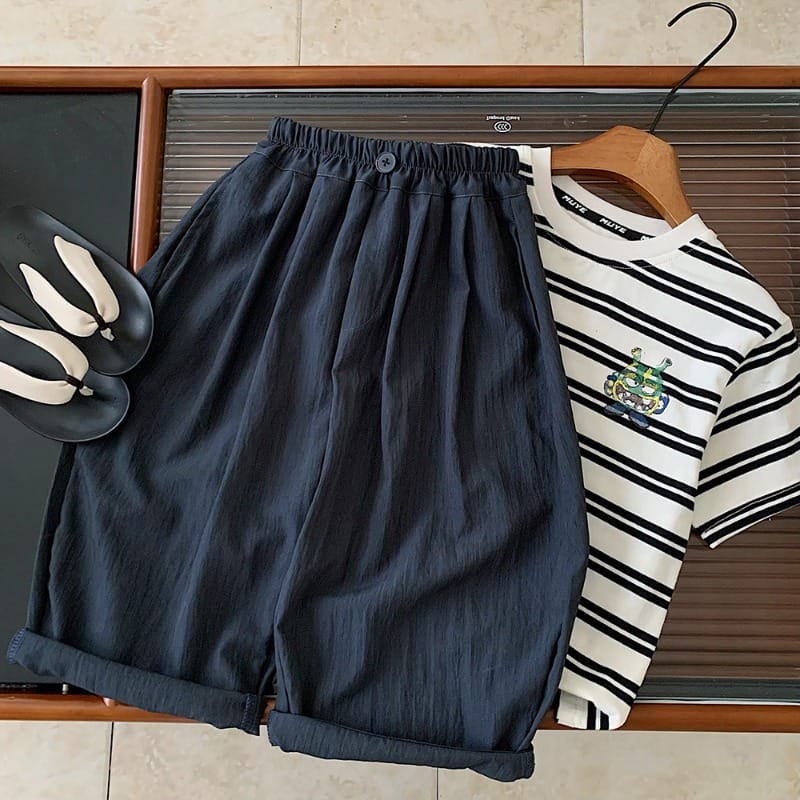 【KID】ヒズバイブ夏用防蚊ロング丈ワイドパンツ