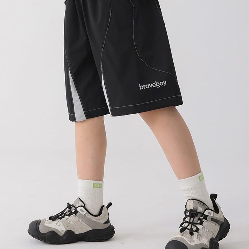 【KID】サイドラインスポーティーハーフパンツ