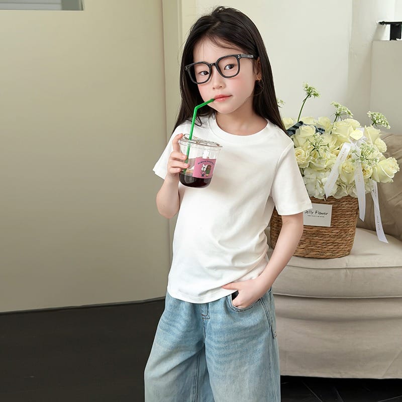 【KID】バックライン半袖クルーネックTシャツ