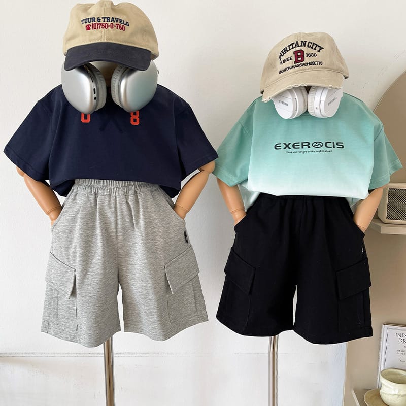 【KID】ペッパーピローサイドポケットハーフパンツ
