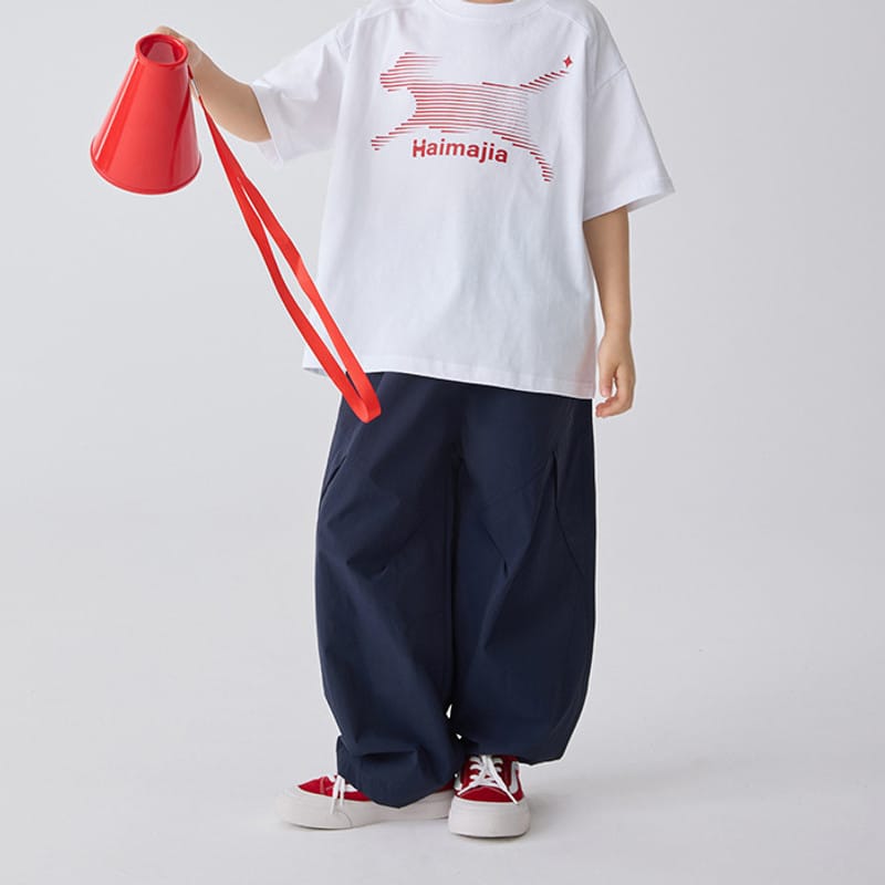 カジュアルルーズフィットジョガーロングパンツ