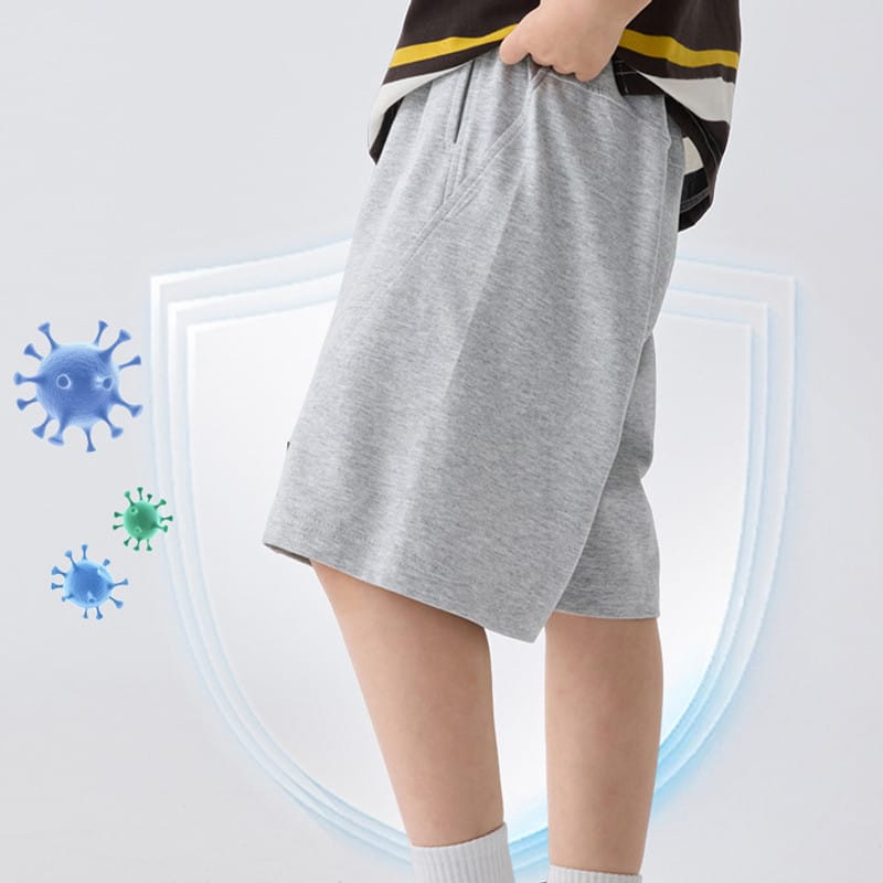 【KID】サイドデザインスウェットハーフパンツ