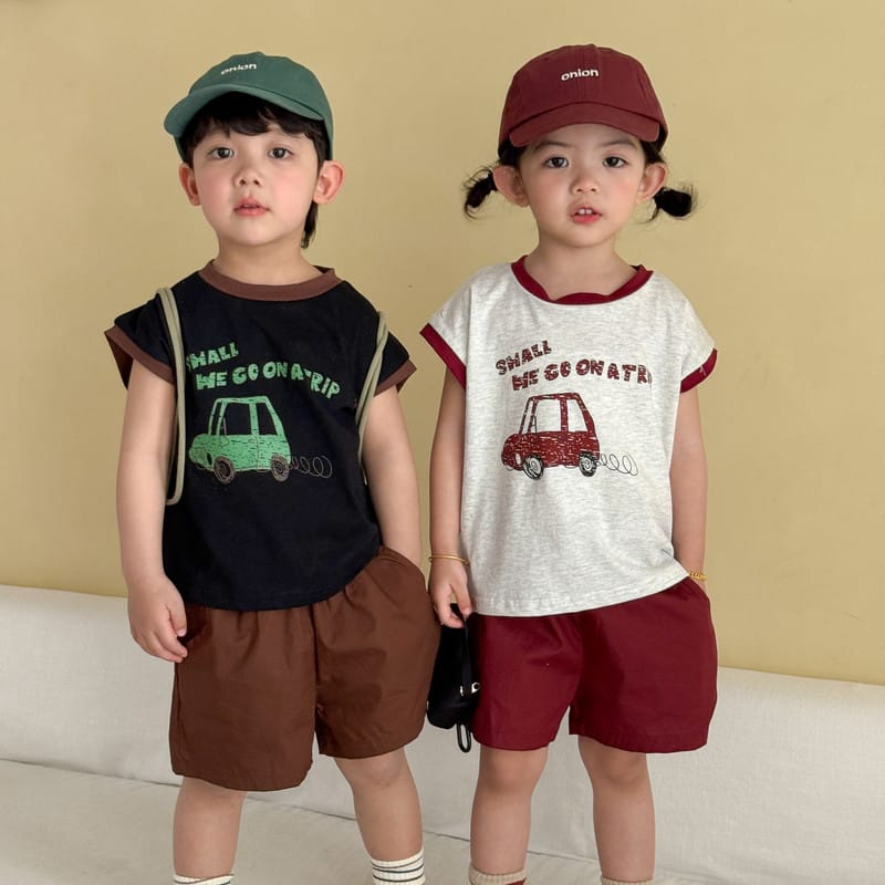【セット】カープリント半袖Tシャツハーフパンツセットアップ