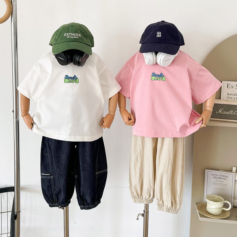 【KID】スウィートドリーム英字ロゴ半袖Tシャツ