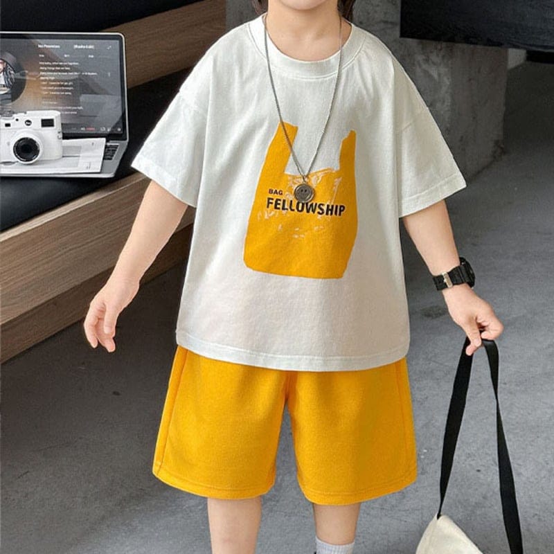 フェローシップロゴ半袖Tシャツハーフパンツセットアップ