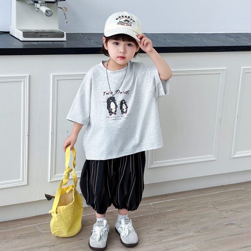 【セット】モールスキャラクター半袖Tシャツハーフパンツセットアップ