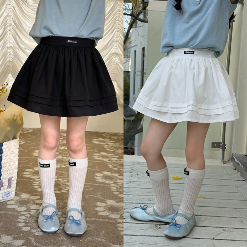 エンジェルベーシックフレアプリーツミニスカート