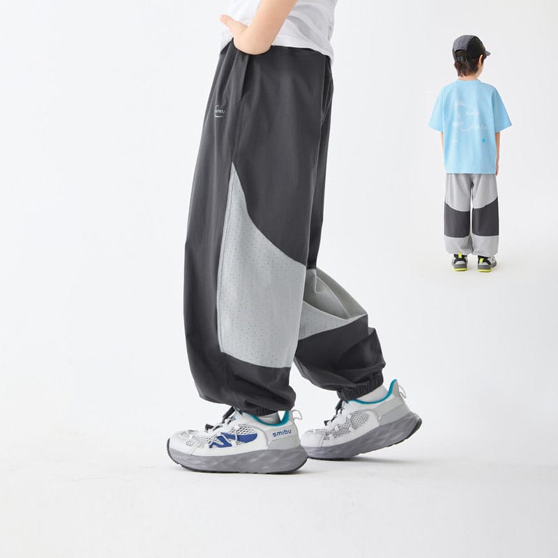 【KID】バイカラー切替メリーブリーズロングパンツ