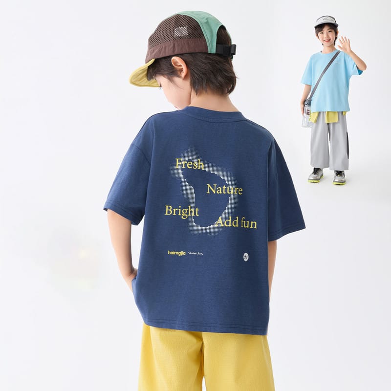 【KID】フレッシュファンバックロゴ半袖Tシャツ