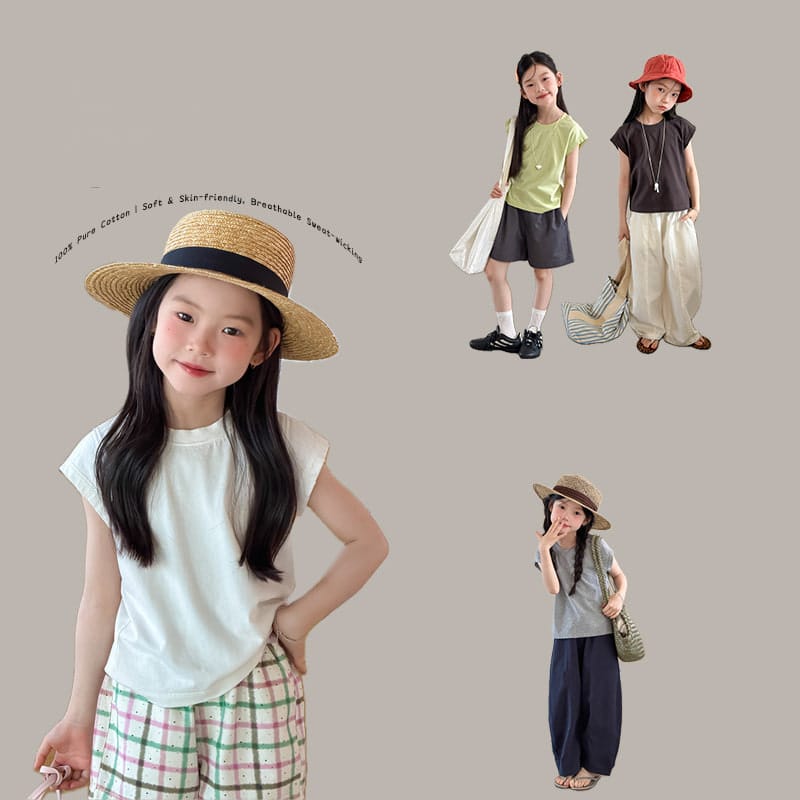 【KID】ノイドタイムフレンチスリーブ半袖Tシャツ