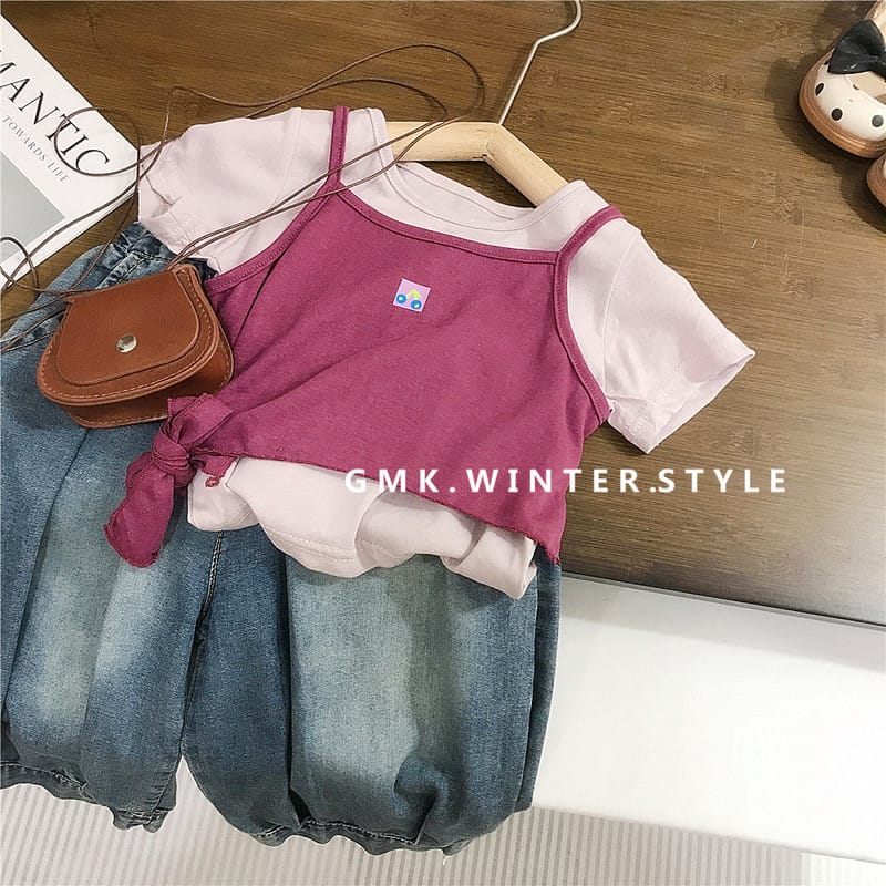 半袖Tシャツキャミソールパンツ3点セット