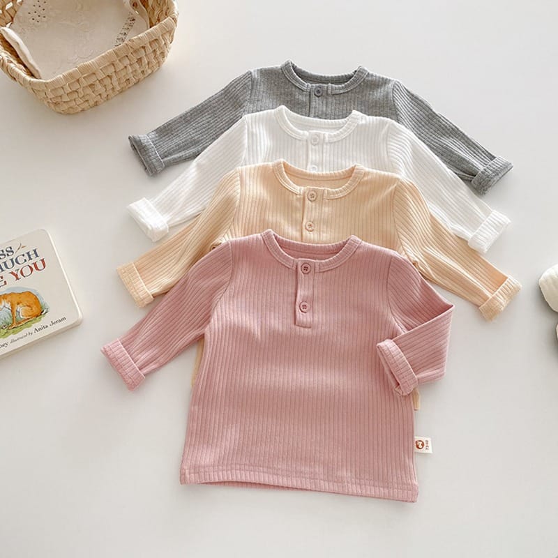 【BABY】ノアベーシックリブ長袖Tシャツ