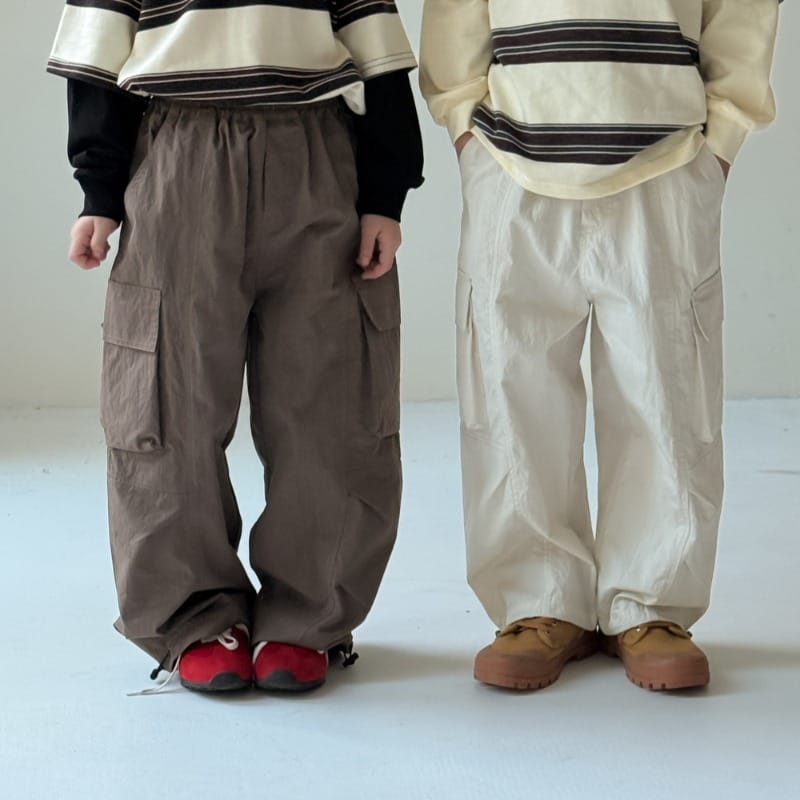 サイドポケットベーシックワイドカーゴパンツ