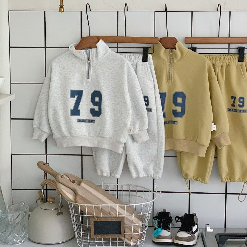 【セット】ナンバー79ハーフジップスウェット上下セット