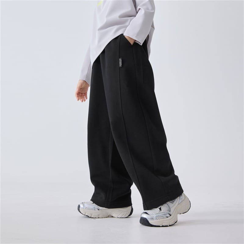 エコマフィンワイドスウェットロングパンツ