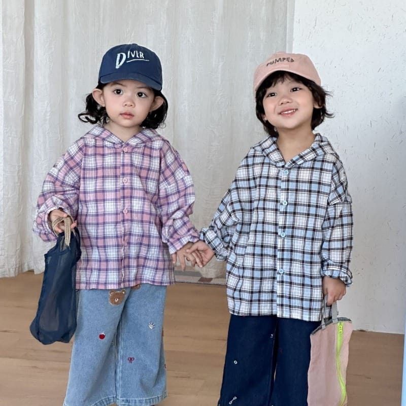 キャンディチェック柄フード付ジャケット