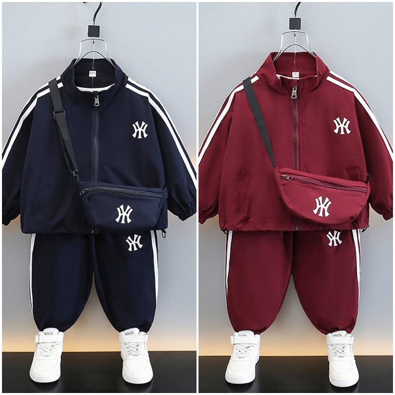 【セット】HYロゴサイドライン長袖ジャケットロングパンツ上下セット