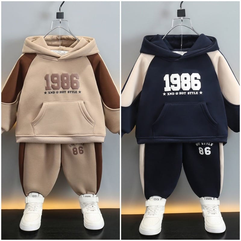 【セット】ナンバーロゴラグランパーカー上下セット