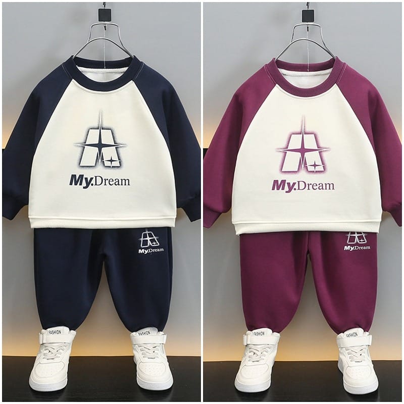 マイドリームプリントラグラン上下セット