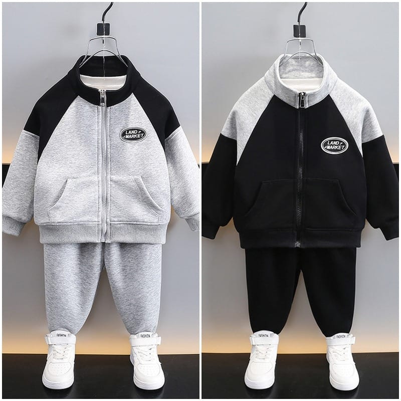 【セット】ランドマーケットロゴジャケットロングパンツセットアップ