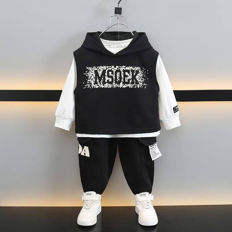 ロゴフーディベストロンTロングパンツ3点セット