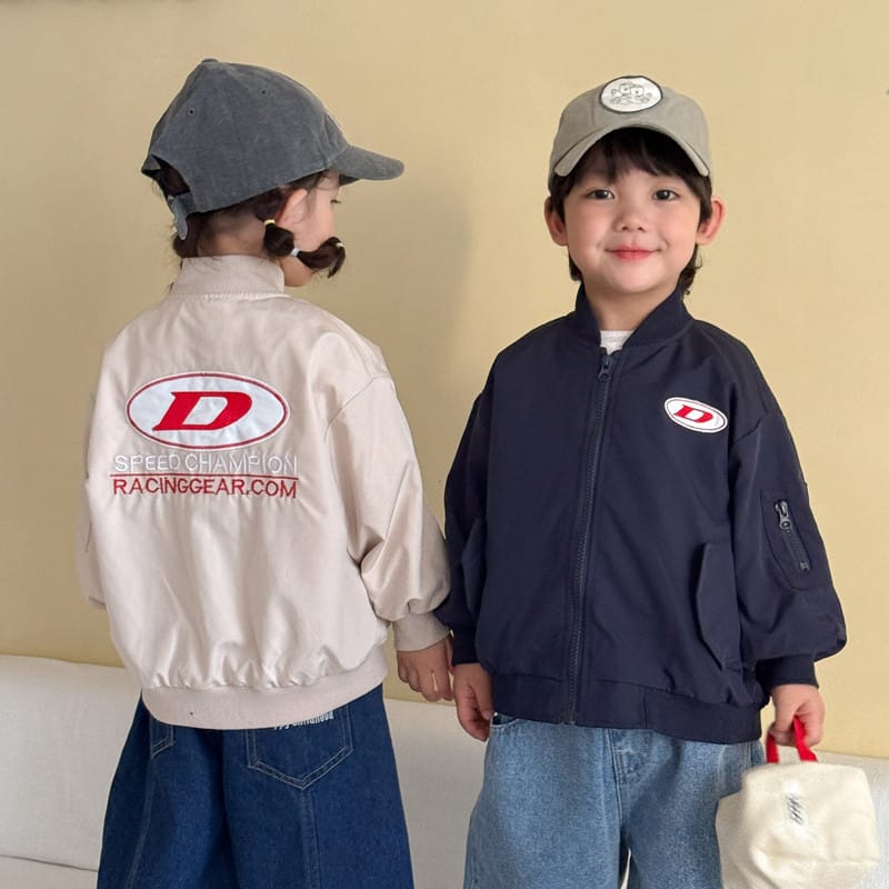 【KID】スピードウィナーバックロゴブルゾンジャケット