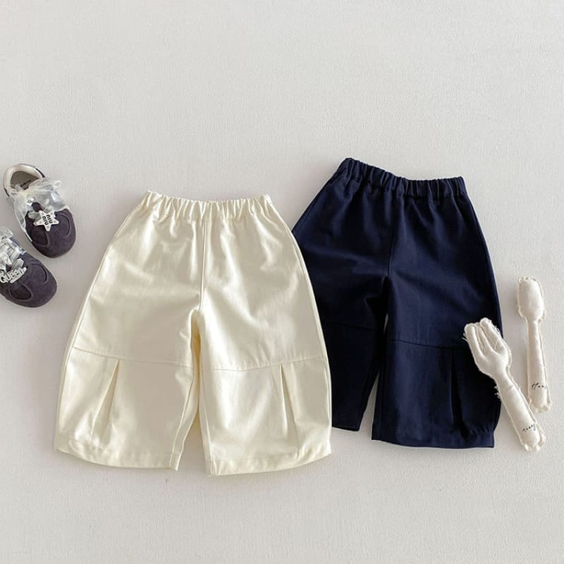【BABY】コットンカジュアルワイドロングパンツ
