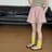 ピンクショートパンツ