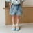 ライトブルーデニムパンツ