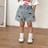 ブルーショートパンツ