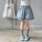 ブルーショートパンツ