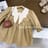 ライトブラウンワンピース